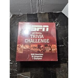 ESPN All Sports Trivia Challenge Board Game Complete Sealed